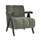 Atlavix Fabric Accent Chair+ Stool