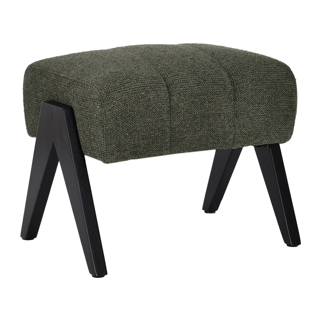 Atlavix Fabric Accent Chair+ Stool