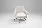 Barivix Leather Swivel Arm Chair Wheat