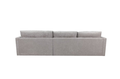 Vogue Brody 3 Seater Right Chaise Love Seat Sofa Slate