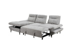 Capelvix Fabric 2 Seater Sofabed With Stroage Chaise
