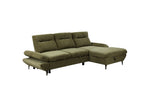 Capelvix Fabric 2 Seater Sofabed With Stroage Chaise