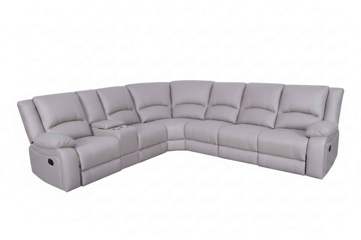 CAPTAIN 7PC MANUAL CNR MOD LOUNGE-LATTE