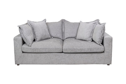 Carolina Feather 3 Seater Sofa Bed- Silver