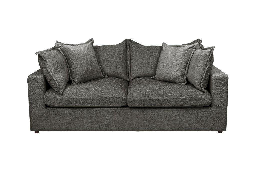 Carolina Feather 3 Seater Sofa Bed- Pewter