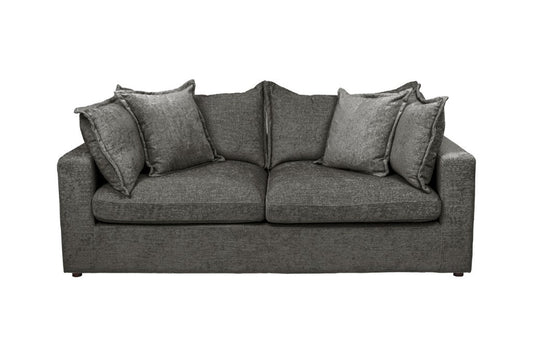 Carolina Feather 3 Seater Sofa Bed- Pewter