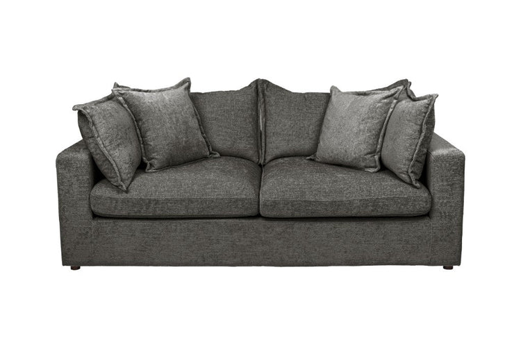 Carolvix Feather 3 Seater Sofa Bed- Pewter