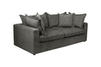 Carolvix Feather 3 Seater Sofa Bed- Pewter