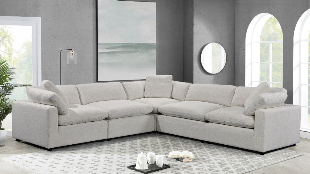 Cloud Fabric Corner Modular Sofa -Beige