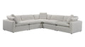 Clouvix Fabric Corner Modular Sofa -Beige