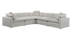 Clouvix Fabric Corner Modular Sofa -Beige