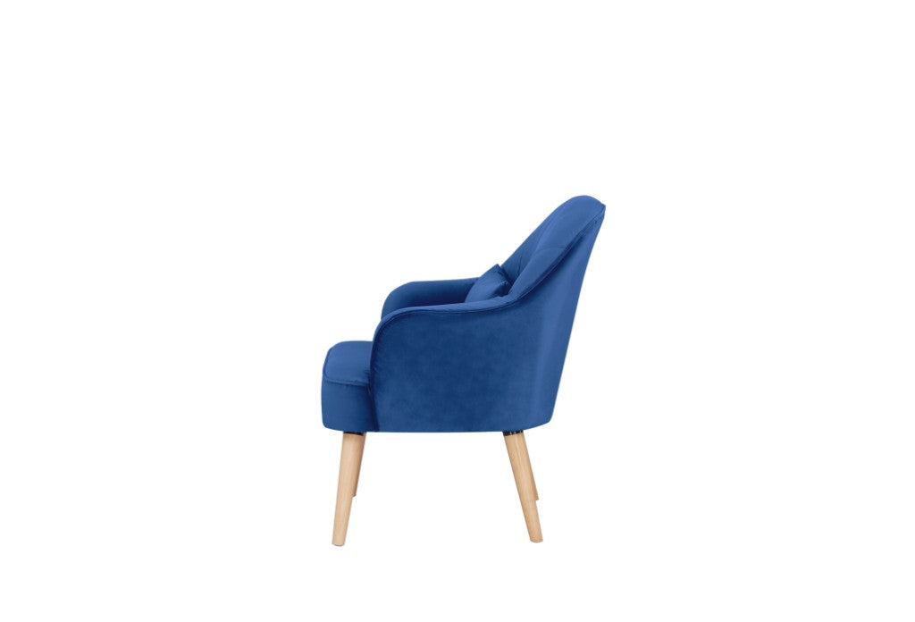 Eco Fabric Arm Chair Blue