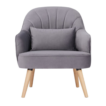 Eco Fabric Arm Chair Mid Grey