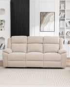 Dreavix Sofa 3ERER With Drop Down Tray-Beige