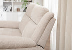 Dreavix Sofa 3ERER With Drop Down Tray-Beige
