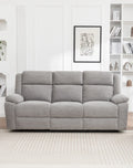 Dream Sofa 3ERER With Drop Down Tray-Grey