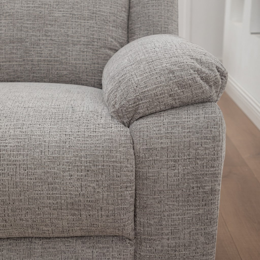 Dream Sofa 3ERER With Drop Down Tray-Grey