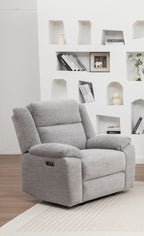 Dreavix Single Electric Recliner Sofa -Grey
