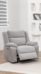 Dreavix Single Electric Recliner Sofa -Grey