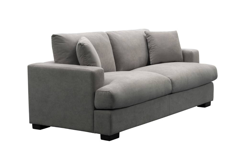 Hasting 2.5 Seater Corner Modular Fabric Lounge Dark Grey