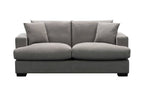 Hastvix 2.5 Seater Corner Modular Fabric Lounge Dark Grey