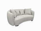 iZa Fabric 2.5 Seater Cloud Sofa Light Grey