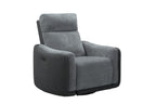 Mombavix Fabric Power Recliner-Grey
