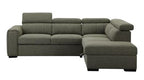 Odelvix Fabric 2S W/Sofa Bed RHF Chaise & Ottoman