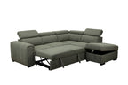 Odelvix Fabric 2S W/Sofa Bed RHF Chaise & Ottoman