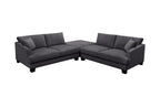 Oriovix Deep Seat Fabric LHF 2.5S+OTTOMAN+RHF 2.5S-Charcoal