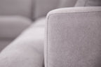 Manhattan Deep Seat Corner Fabric Lounge -Light Grey