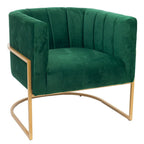 Cecivix Fabric Arm Chair Green