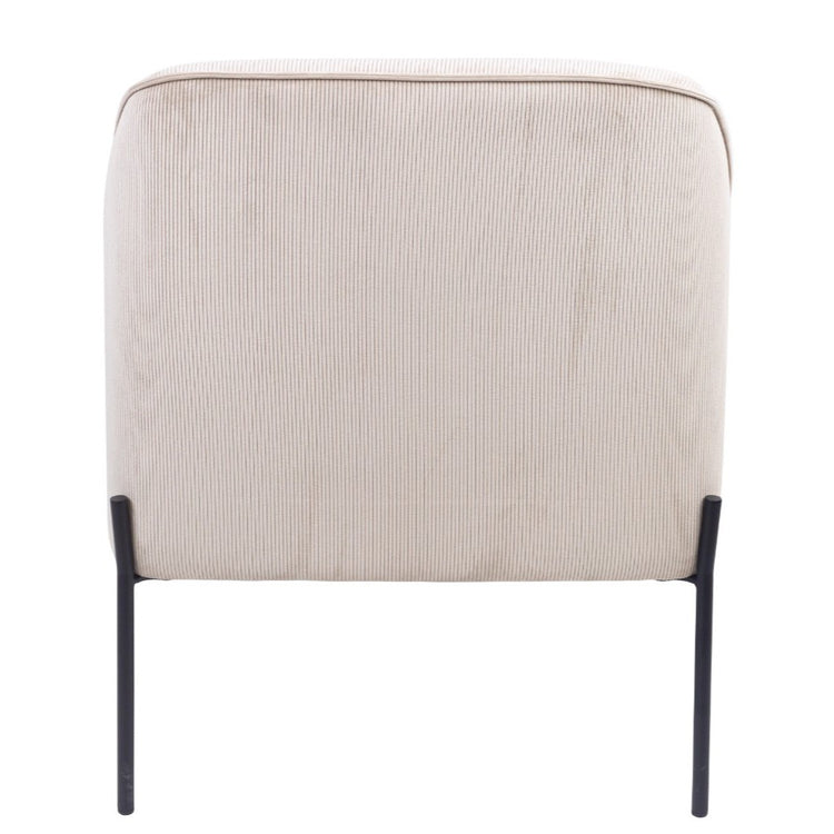 Evevix Fabric Arm Chair Silver Grey
