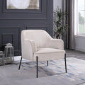 Evevix Fabric Arm Chair Silver Grey
