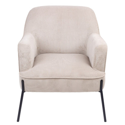 Even Fabric Arm Chair Silver Grey