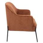 Evevix Fabric Arm Chair Cinnamon