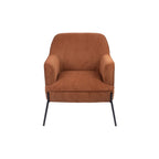 Evevix Fabric Arm Chair Cinnamon