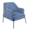 Evenvix Fabric Arm Chair Slate Grey