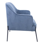 Evenvix Fabric Arm Chair Slate Grey