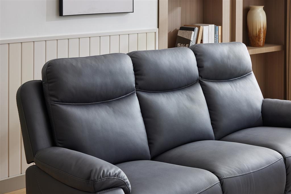 Williamvix Lounge Manual Recliner Collection : Tan / Licorice
