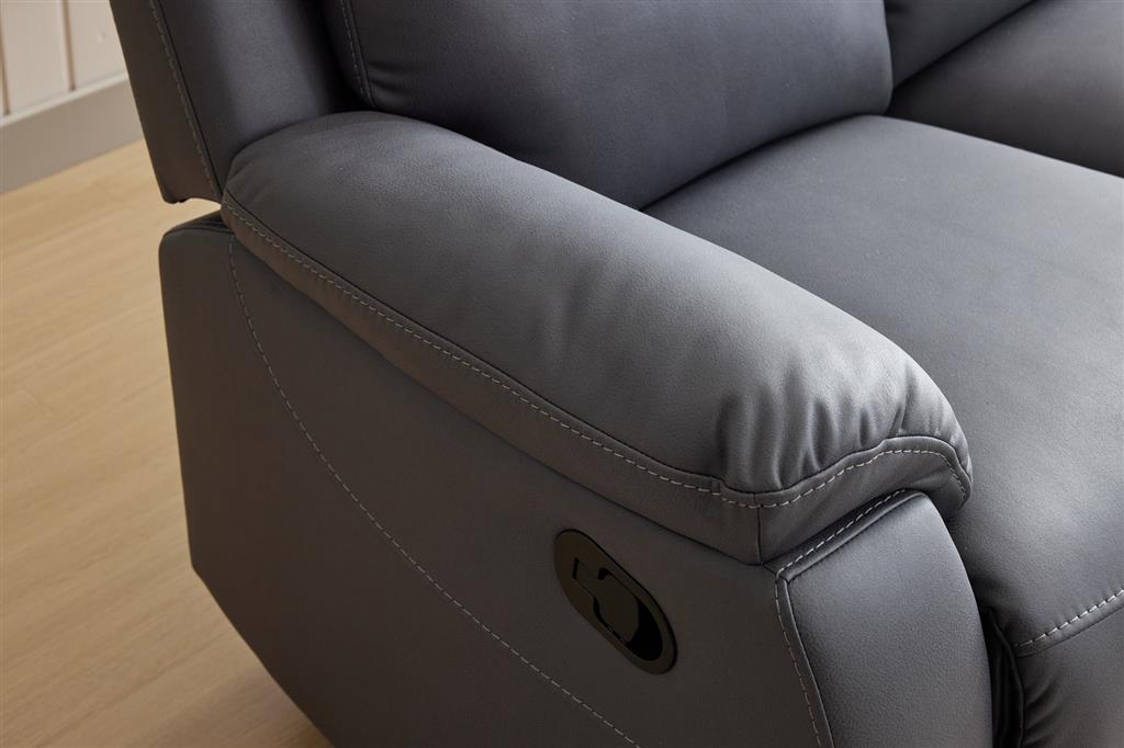 Williamvix Lounge Manual Recliner Collection : Tan / Licorice