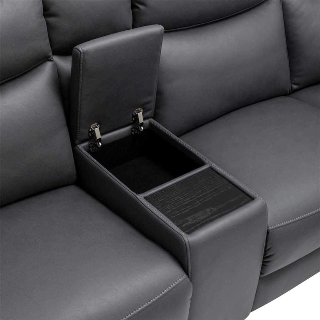 Williamvix Lounge Manual Recliner Collection : Tan / Licorice