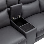 Williamvix Lounge Manual Recliner Collection : Tan / Licorice