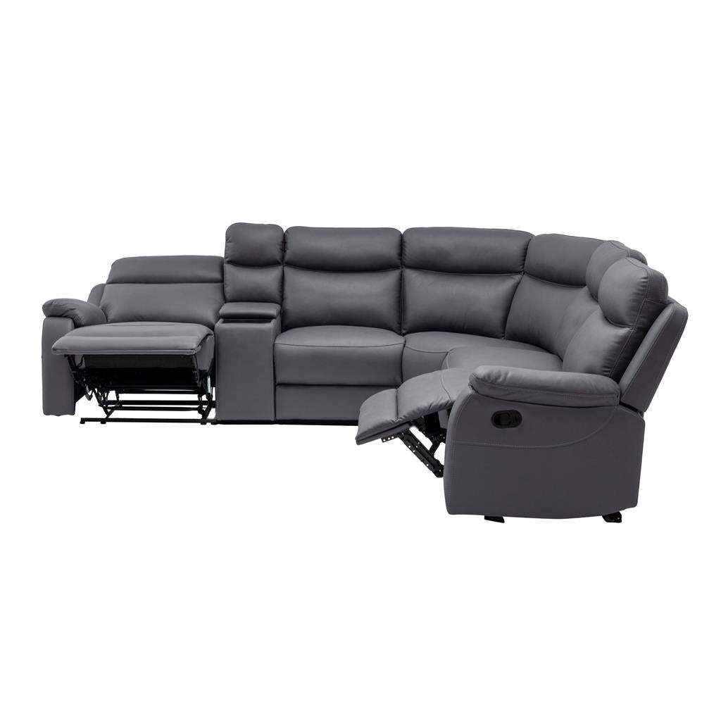 Williamvix Lounge Manual Recliner Collection : Tan / Licorice