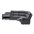 Williamvix Lounge Manual Recliner Collection : Tan / Licorice
