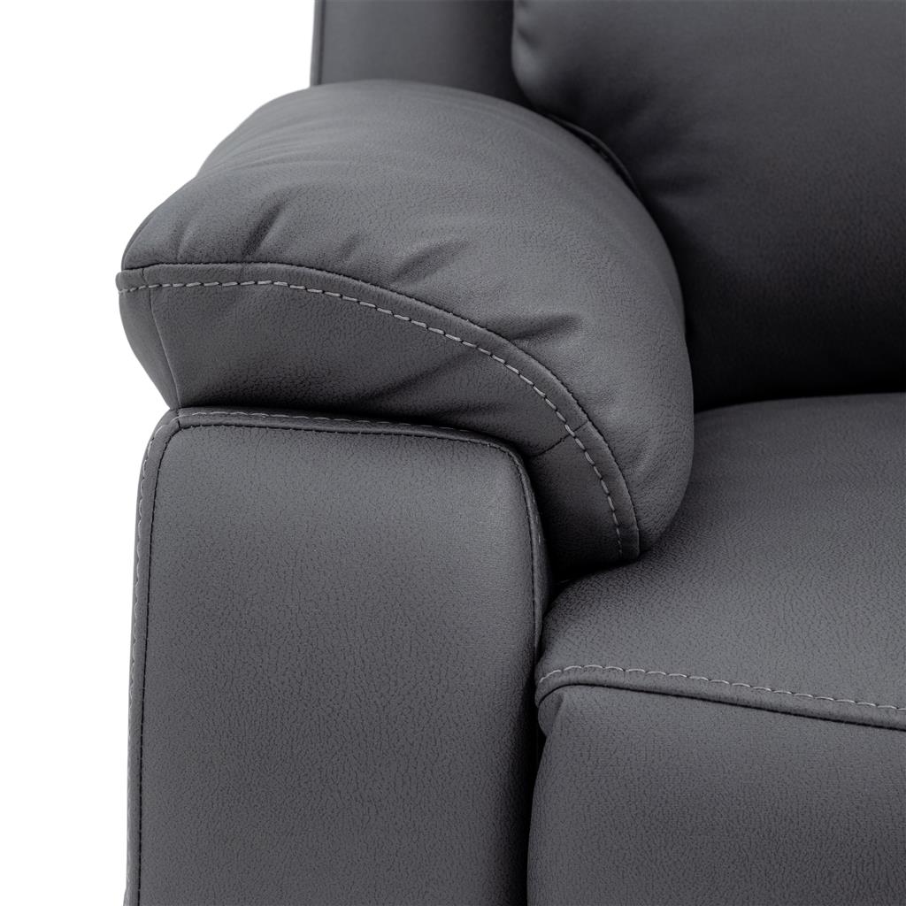 Williamvix Lounge Manual Recliner Collection : Tan / Licorice