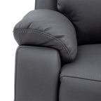 Williamvix Lounge Manual Recliner Collection : Tan / Licorice