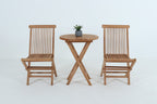 Balvix Outdoor 7 PC Folding Dinning Set - Golden