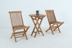 Balvix Outdoor 7 PC Folding Dinning Set - Golden