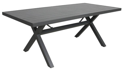 Marquee Isla 200CM Outdoor Dining Table Only-Gunmetal